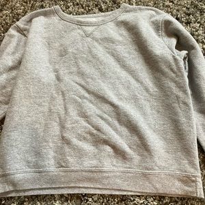 Hanes plain grey crewneck basic